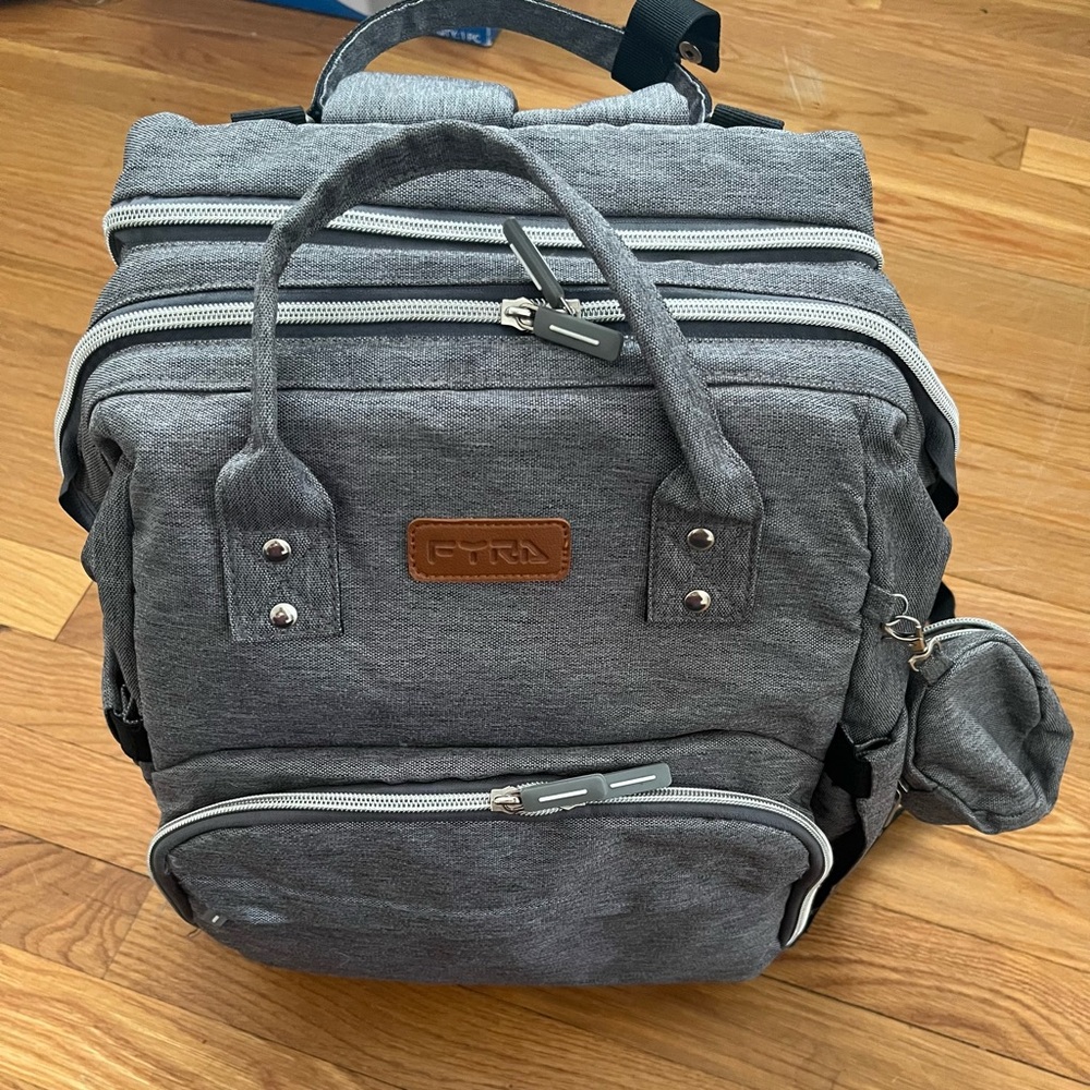 Amazon Gray Diaper bag  Backpack